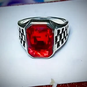 অরিজিনাল রুবি পাথরের আংটি ( ২০৫)